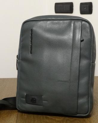 Borsello Tracolla Piquadro Originale Pelle - Verde