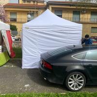 Gazebo Bertoni Pro 3×3 bianco + pareti