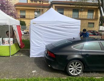 Gazebo Bertoni Pro 3×3 bianco + pareti