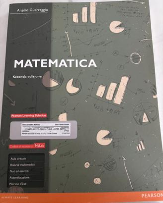 Libro universitario di matematica (Angelo Guerragg