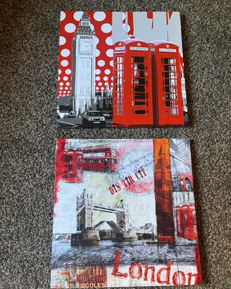 2 quadri London 50x50