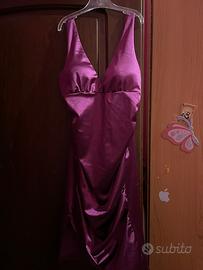 vestito magenta