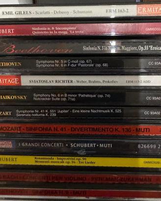 12 CD compositori vari musica classica