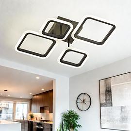 Plafoniera LED Moderna 24W OKELI 4 Elementi 6000K