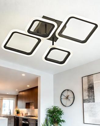 Plafoniera LED Moderna 24W OKELI 4 Elementi 6000K