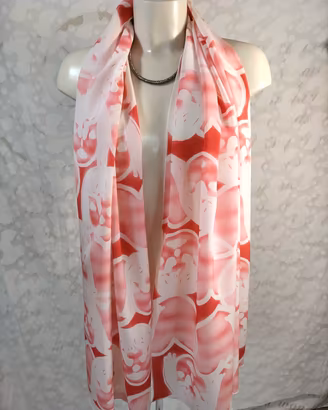 Pashmina fantasia in seta
