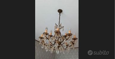 Lampadario anni 60 a goccia