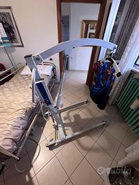 SOLLEVATORE + LETTO  CON MATERASSO ANTI DEC + CARR