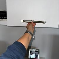 Maniglie mobili cucina in acciaio piene