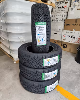 4 Gomme NUOVE 4 Stagioni 185/65 R15 92H - Goodride