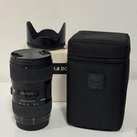 Sigma Art 18-35 1.8 attacco Canon Fotografia