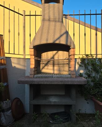 Barbecue in muratura a carbonella