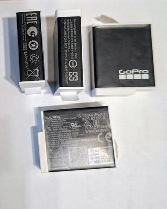 Batterie originali GoPro Enduro  + caricabatterie