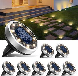 Luci Solari da Giardino 8 PEZZI, 8 LED