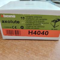 pulsante targa  axolute biticino