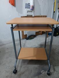 Scrivania porta pc 70 x 45 x alt. 80