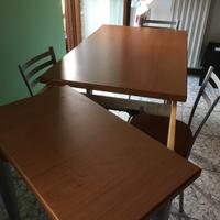 Tavolo cucina allungabile 130X80 +45