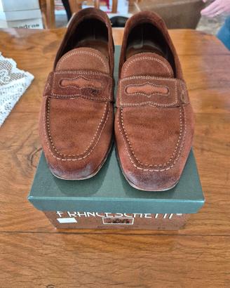 Scarpe in camoscio marrone anni 80-90 taglia 40 e 