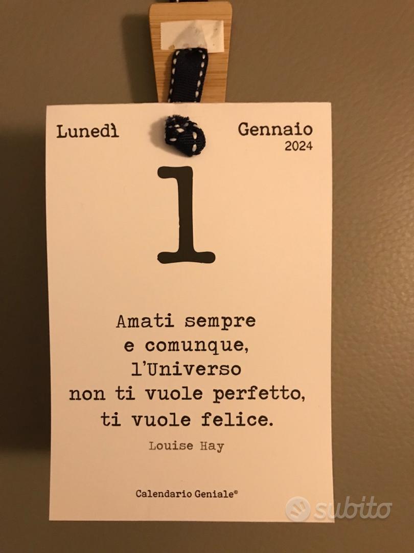 Calendario geniale 2024 Arredamento e Casalinghi In vendita a Roma