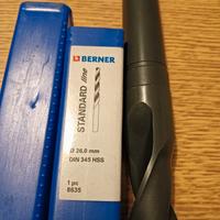 punta trapano attacco hss 26mm