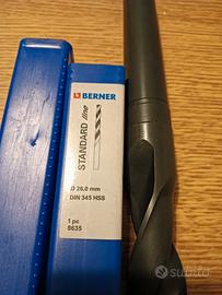 punta trapano attacco hss 26mm