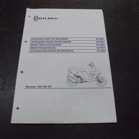Catalogo parti di ricambio gilera runner 125 vx 4t