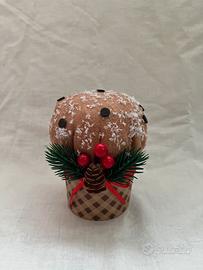 Panettone decorativo natalizio