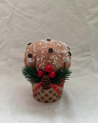 Panettone decorativo natalizio