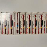 Penne tecniche Rotring Rapidograph ISO