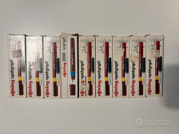 Penne tecniche Rotring Rapidograph ISO