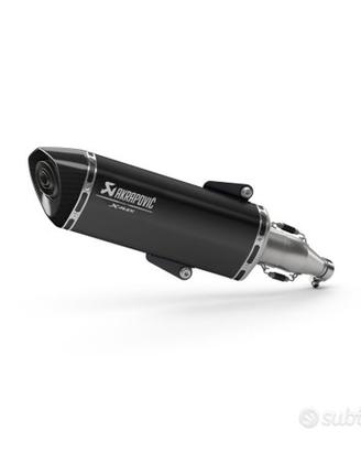 Marmitta Silenziatore Akrapovic Nera Omologata Yam
