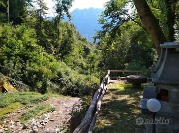 Trilocale con giardino a Margno