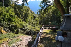 Trilocale con giardino a Margno