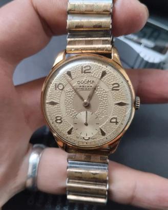 Orologio Dogma Ancre 15 Jewels Dorato