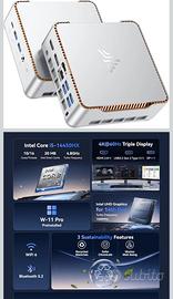 NiPoGi H2 Mini PC, 14th Gen Ιntel Core i5-14 32 GB