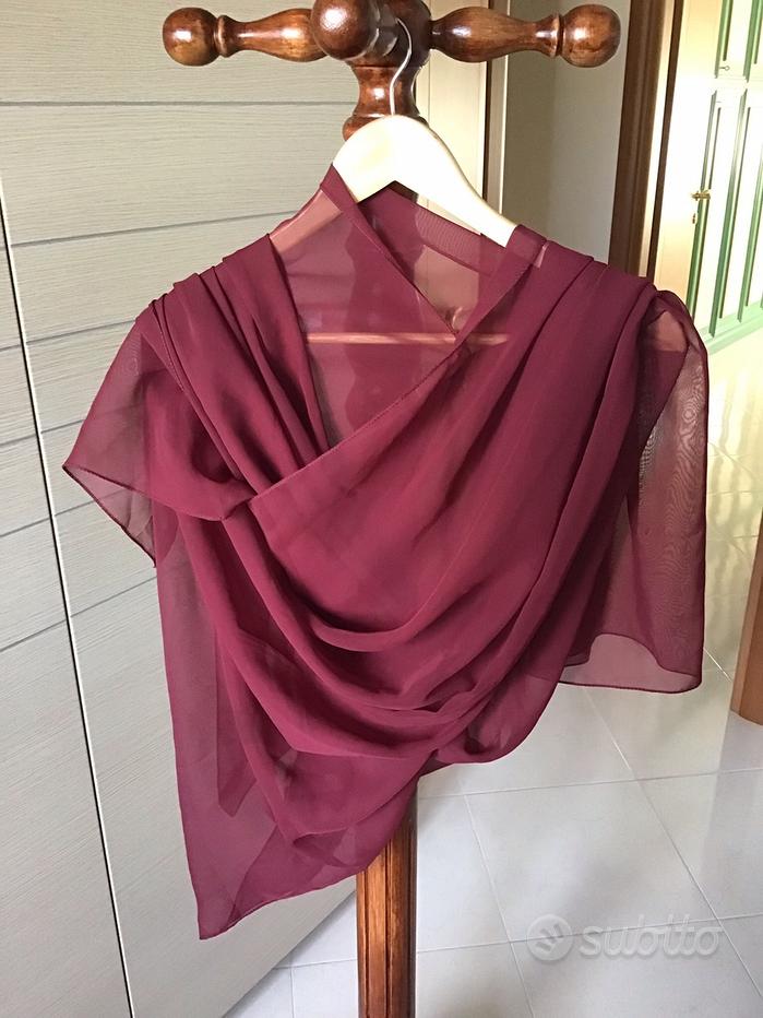 Stola bordeaux - Vendita in Abbigliamento e accessori 