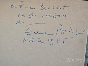 AUTOGRAFO Enzo BIAGI DEDICA a Enzo BEARZOT - RARO