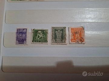 Francobolli India 1965-1966