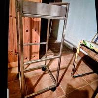 porta  vasi in acciaio 