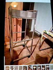 porta  vasi in acciaio 