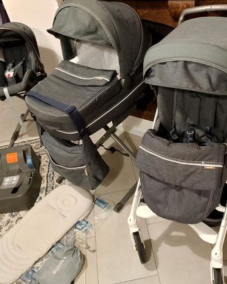 Trio Inglesina COMPLETO come NUOVO +Base+ stand up