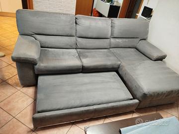 Divano letto 3 posti con penisola