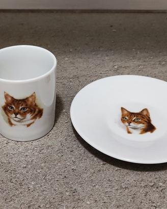 tazzina da caffè con piattino NUOVA