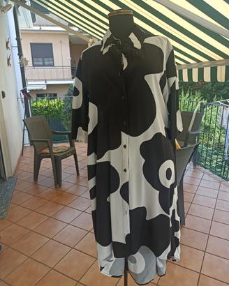 vestito bianco e nero 