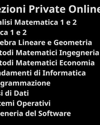 Lezioni Private Online