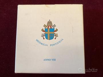 VATICANO MEDAGLIA PAPALE EMISSIONE 1986 IN BRONZO