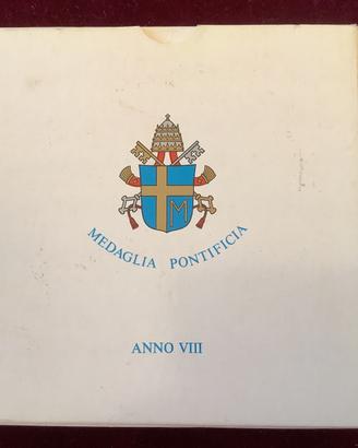 VATICANO MEDAGLIA PAPALE EMISSIONE 1986 IN BRONZO