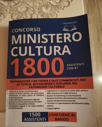 Concorso Ministero Cultura 2026(Codice 01)
