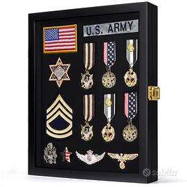 Teca Quadro espositore medaglie spille collane