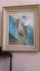 QUADRO A GESSETTO ,RAFFIGURANTE NUDO DI DONNA